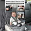 Compact Travel Safety Belt Harness for Baby Car Seats